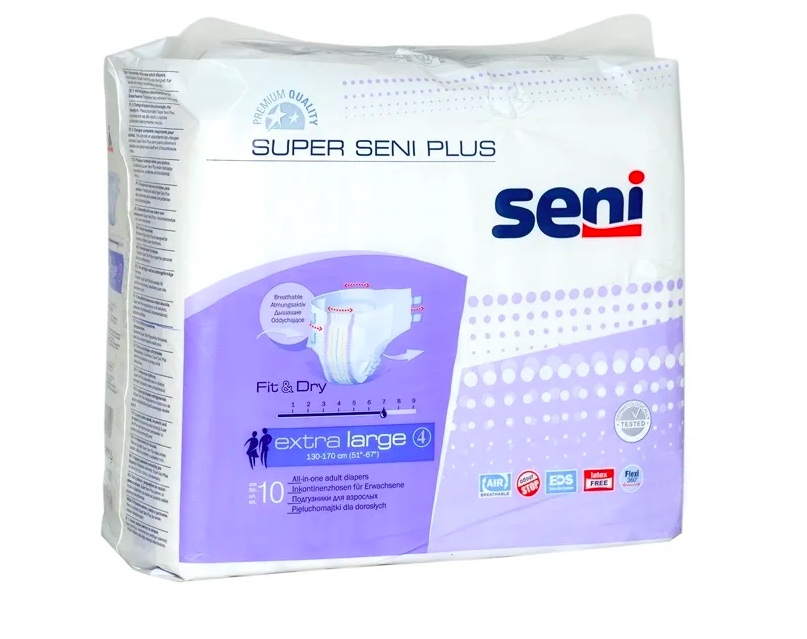 ���������� SUPER SENI PLUS EXTRA LARGE ����� 10 �� N10