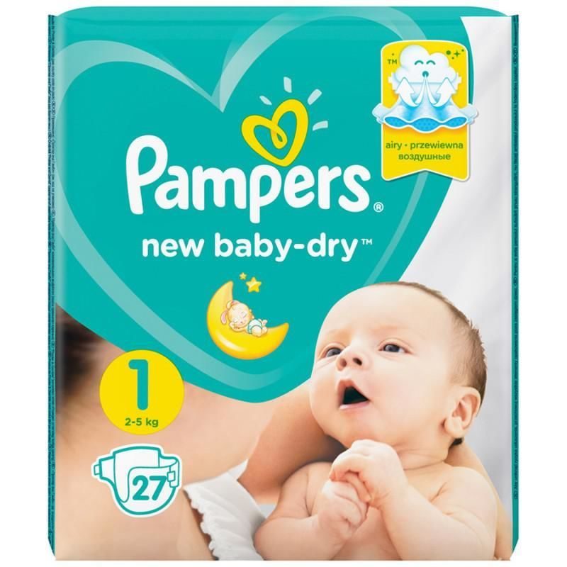 ���������� ������� NEW BABY-DRY 1 New Born 2-5�� N27